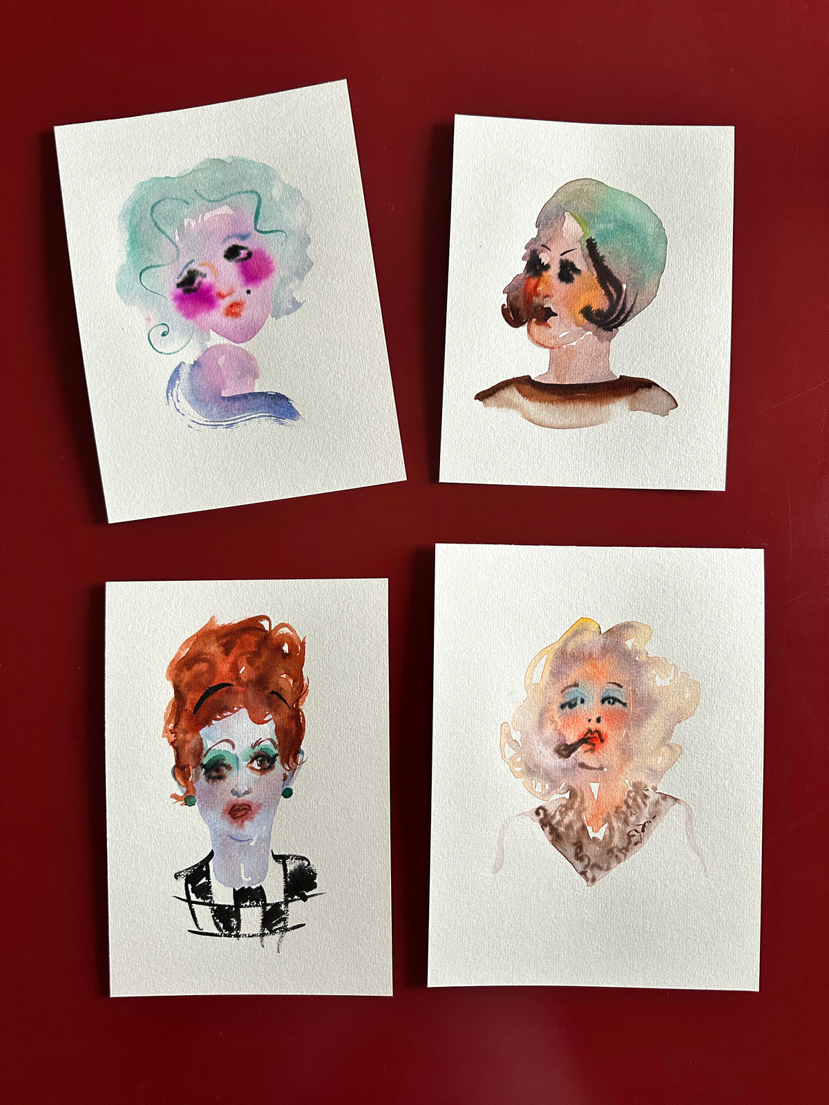 "Las Divas" a series of original miniatures