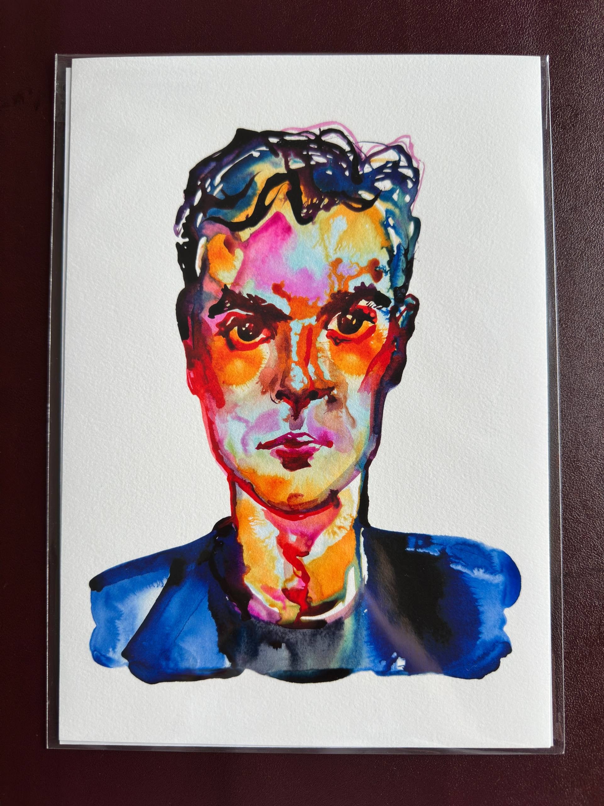 "David Byrne" fine art print (A4)