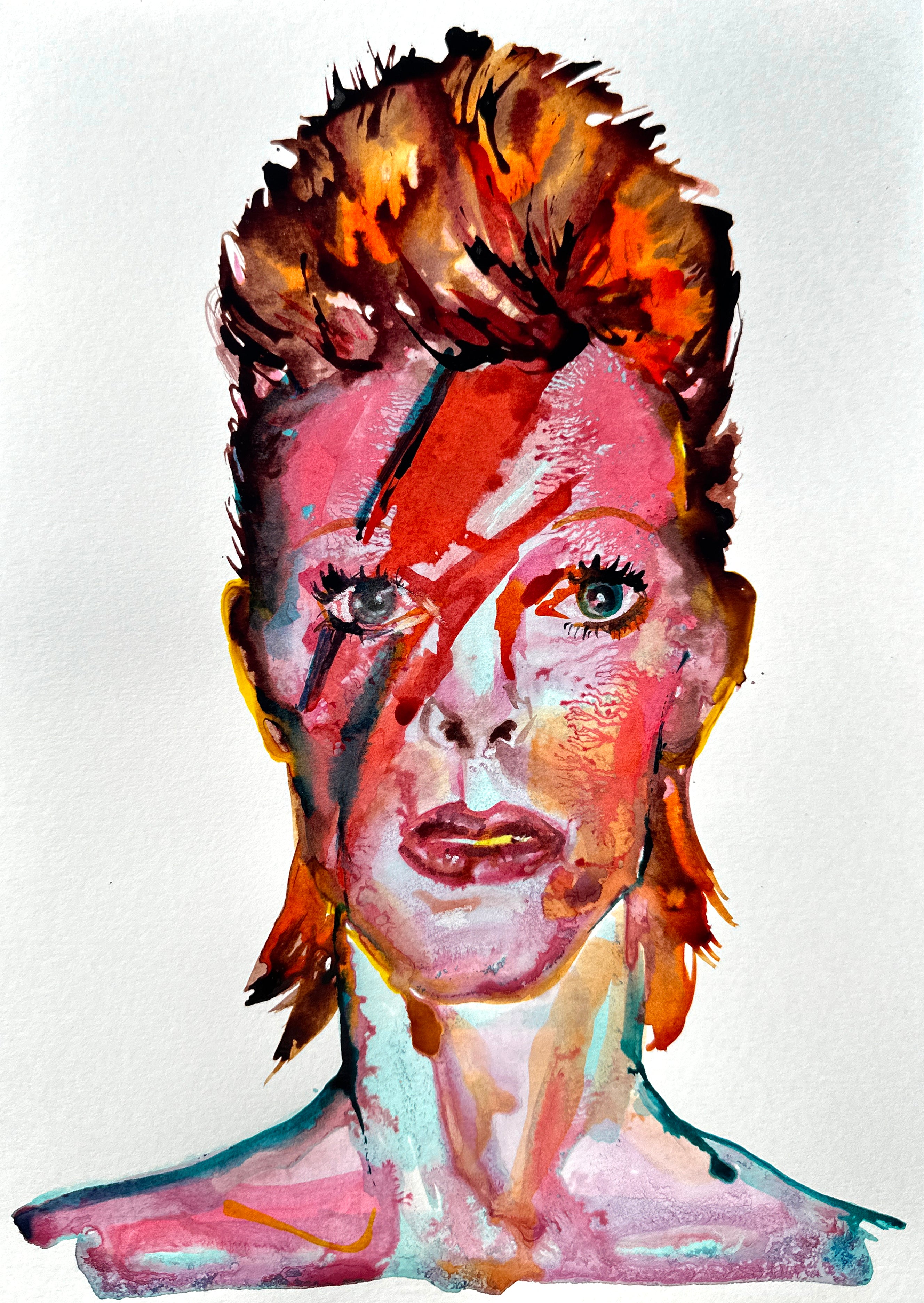 "Aladdin Sane" original artwork