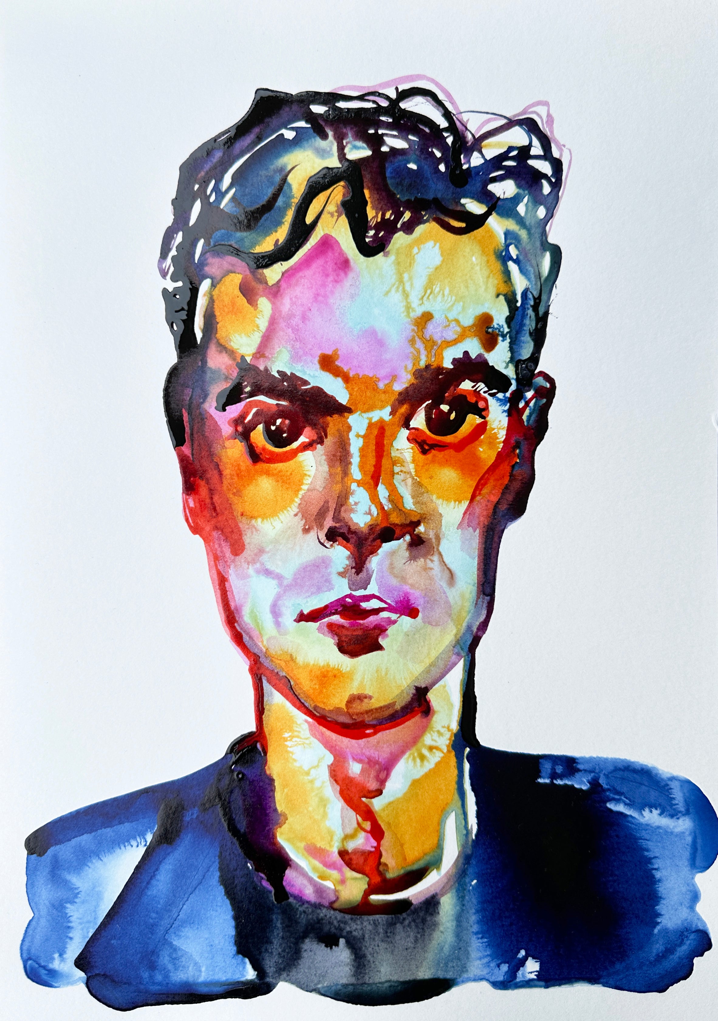 "David Byrne" original artwork