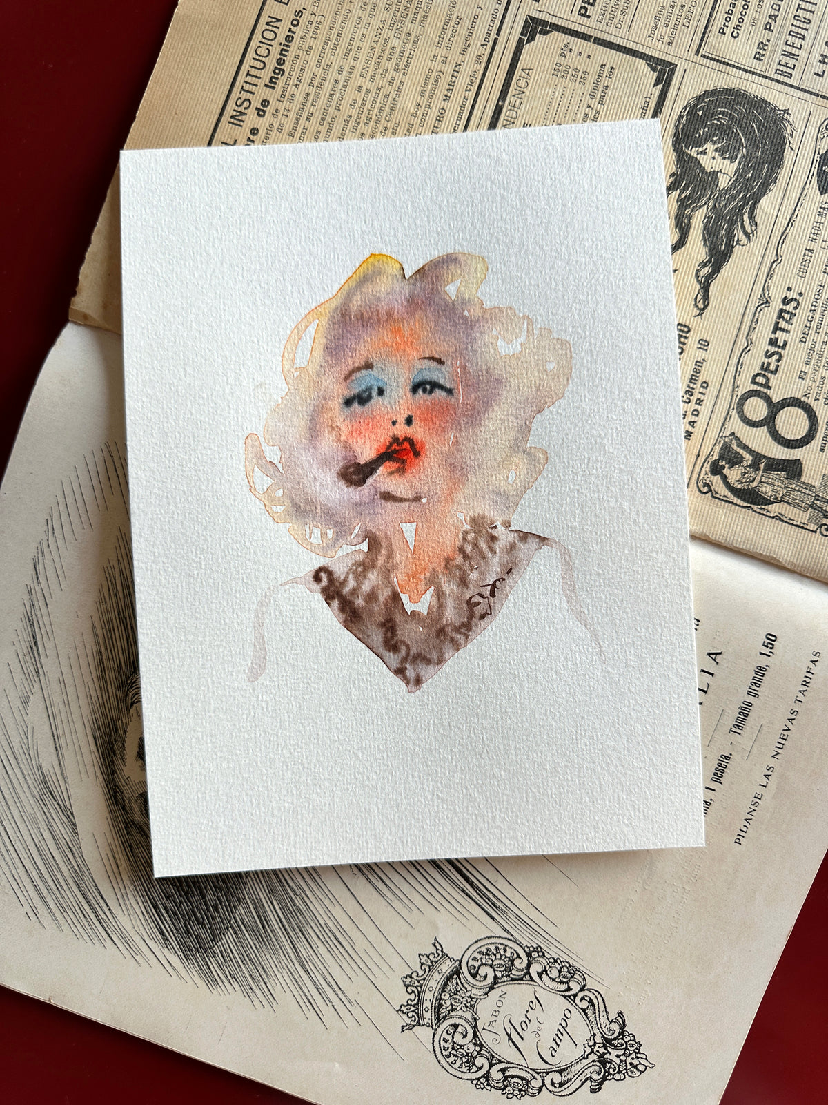 "Las Divas" a series of original miniatures