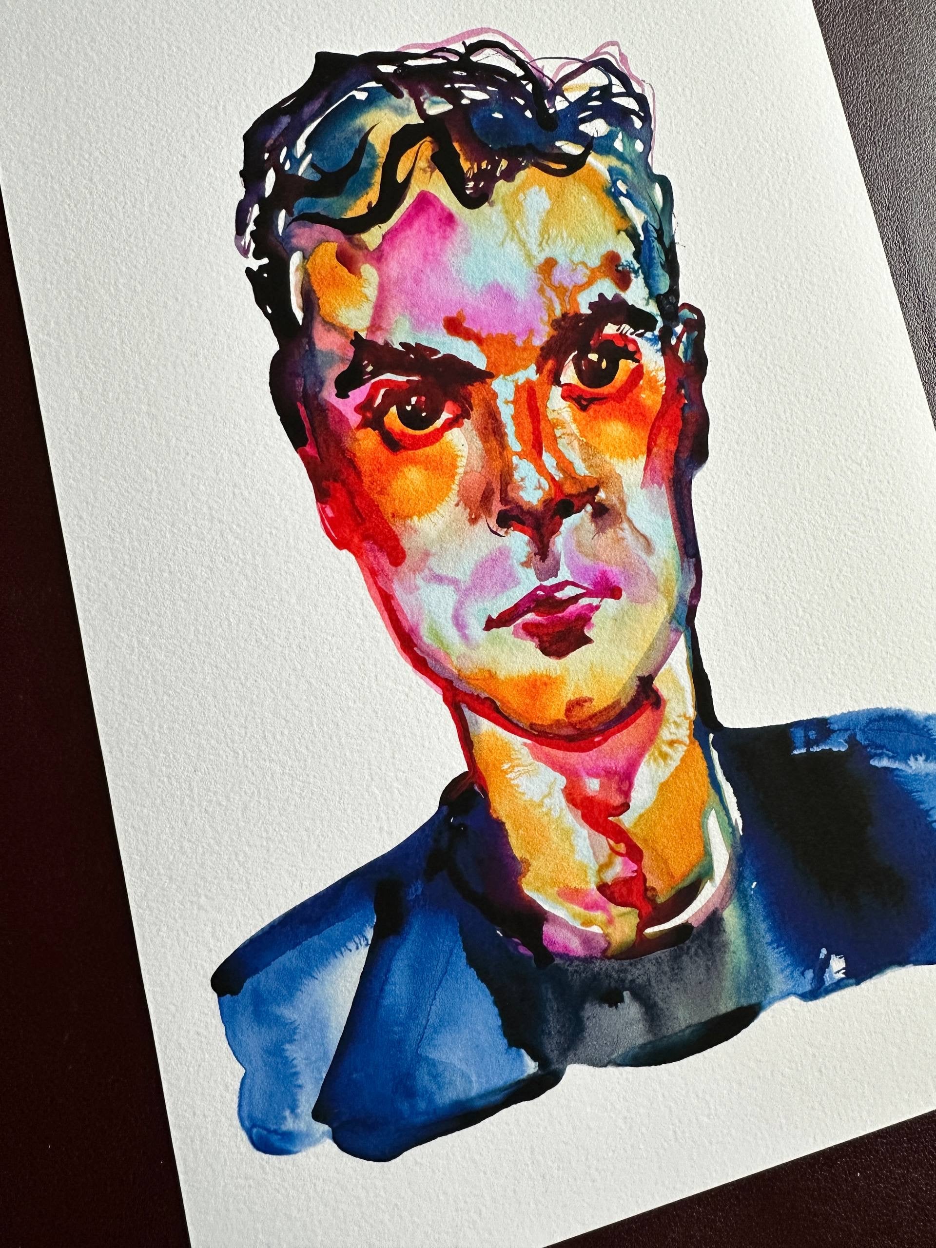 "David Byrne" fine art print (A4)
