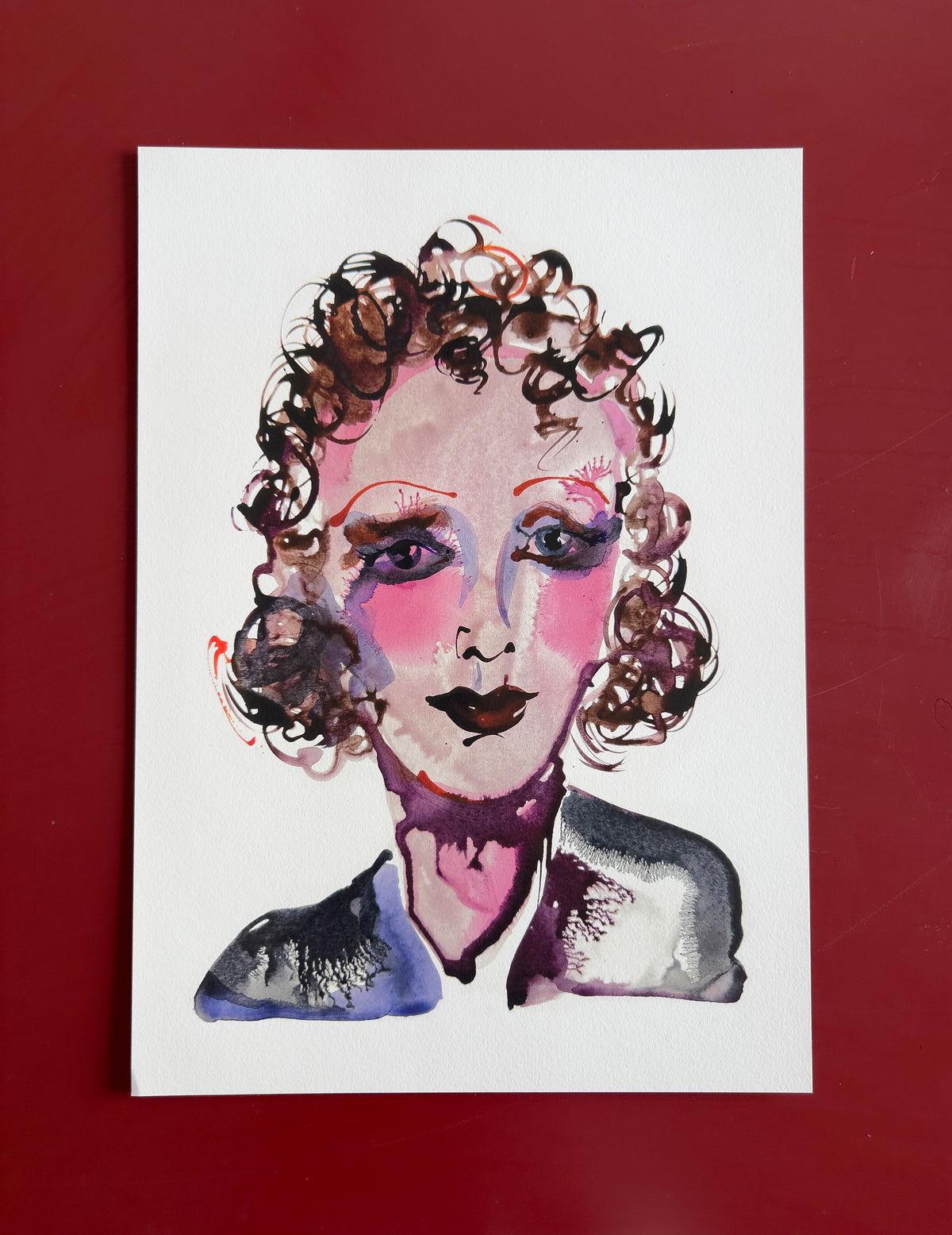 "Edith Piaf" original artwork & print