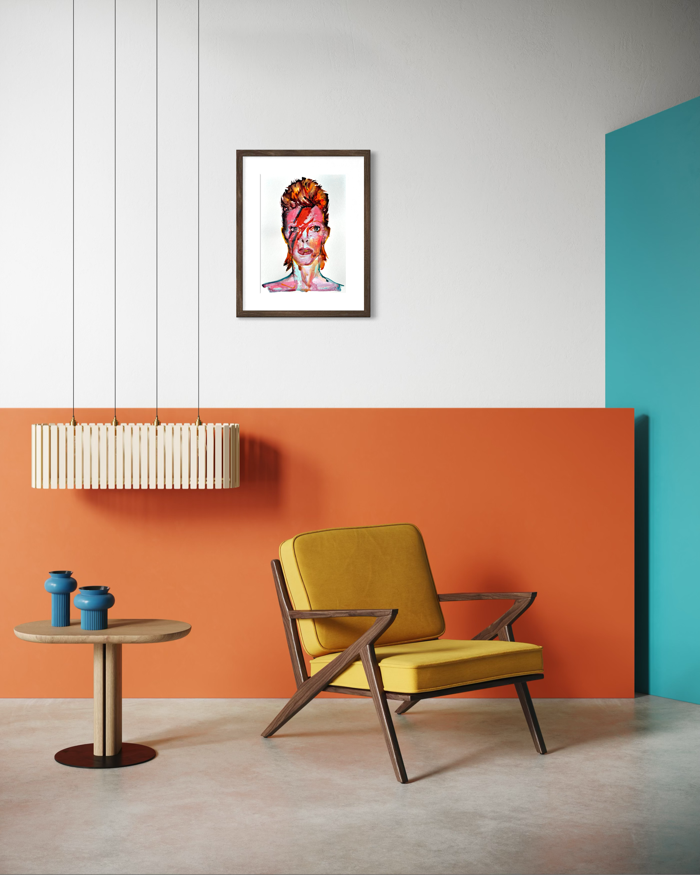 "Aladdin Sane" original artwork