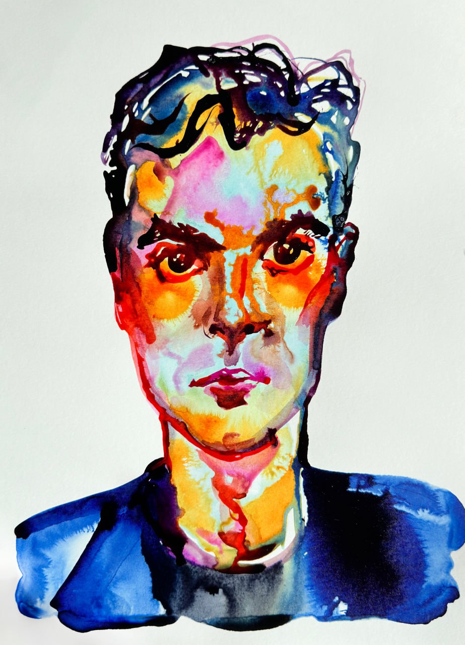 "David Byrne" original artwork