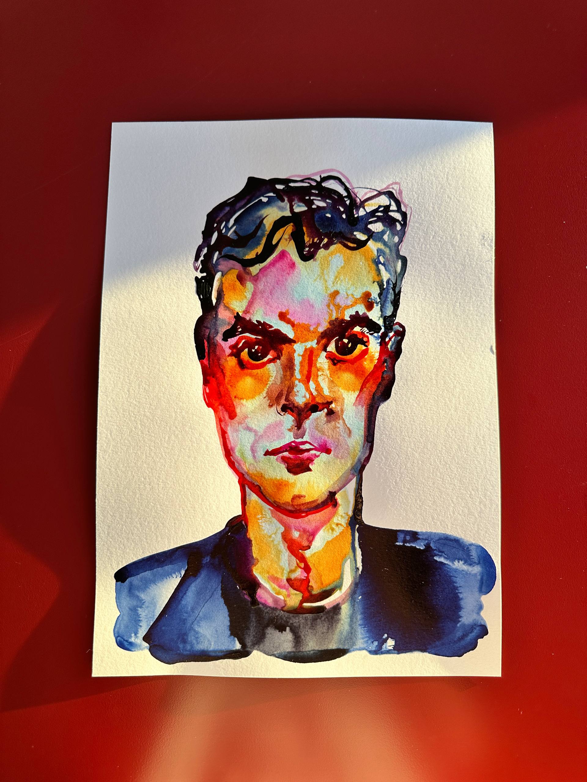 "David Byrne" original artwork