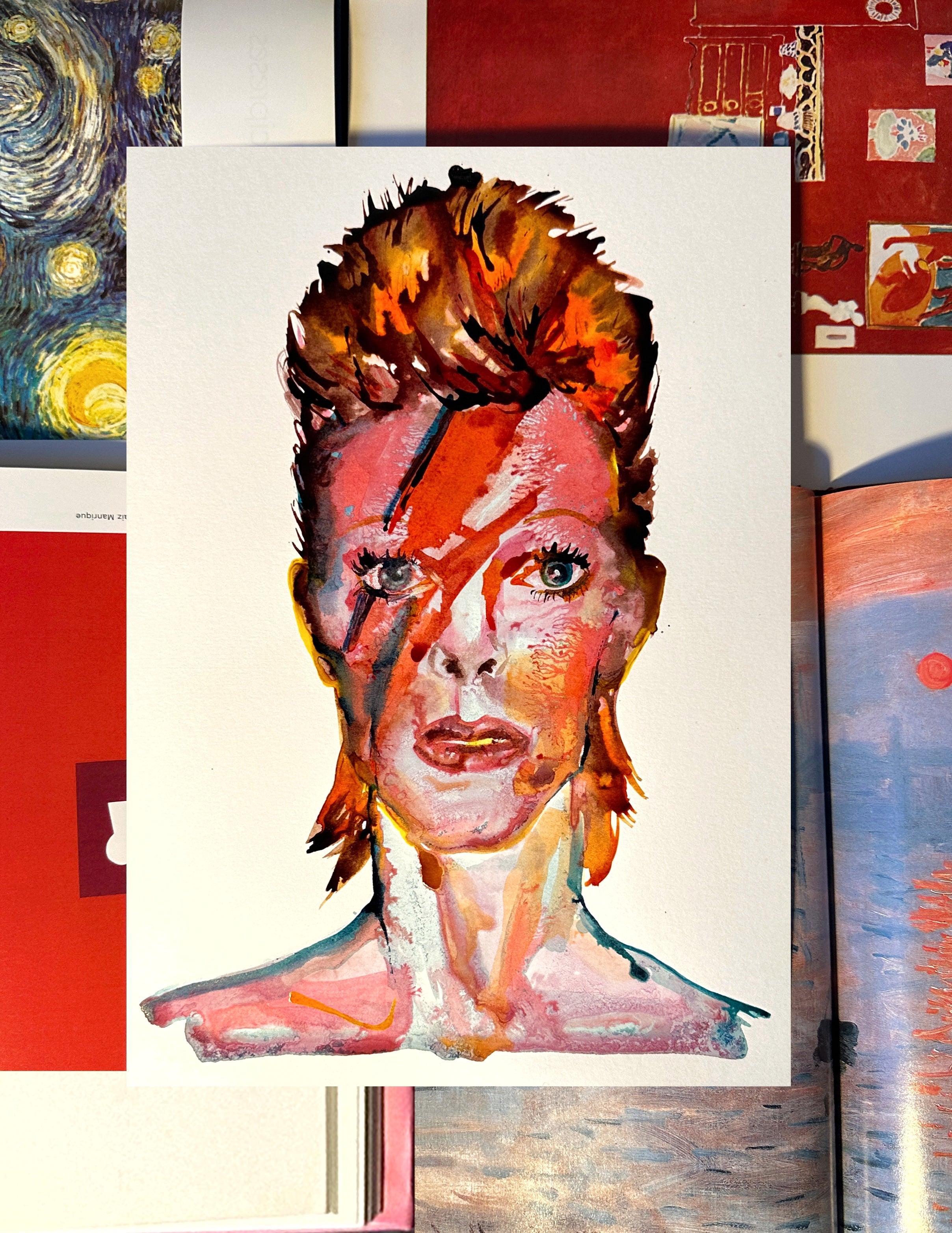 "Aladdin Sane" original artwork