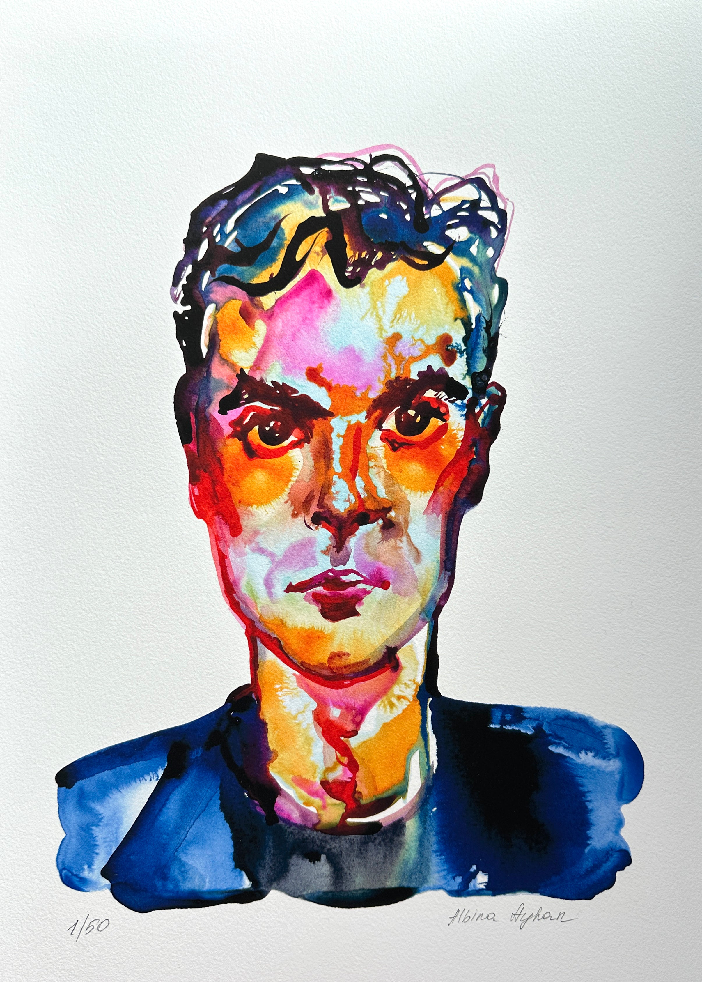 "David Byrne" fine art print (limited edition)