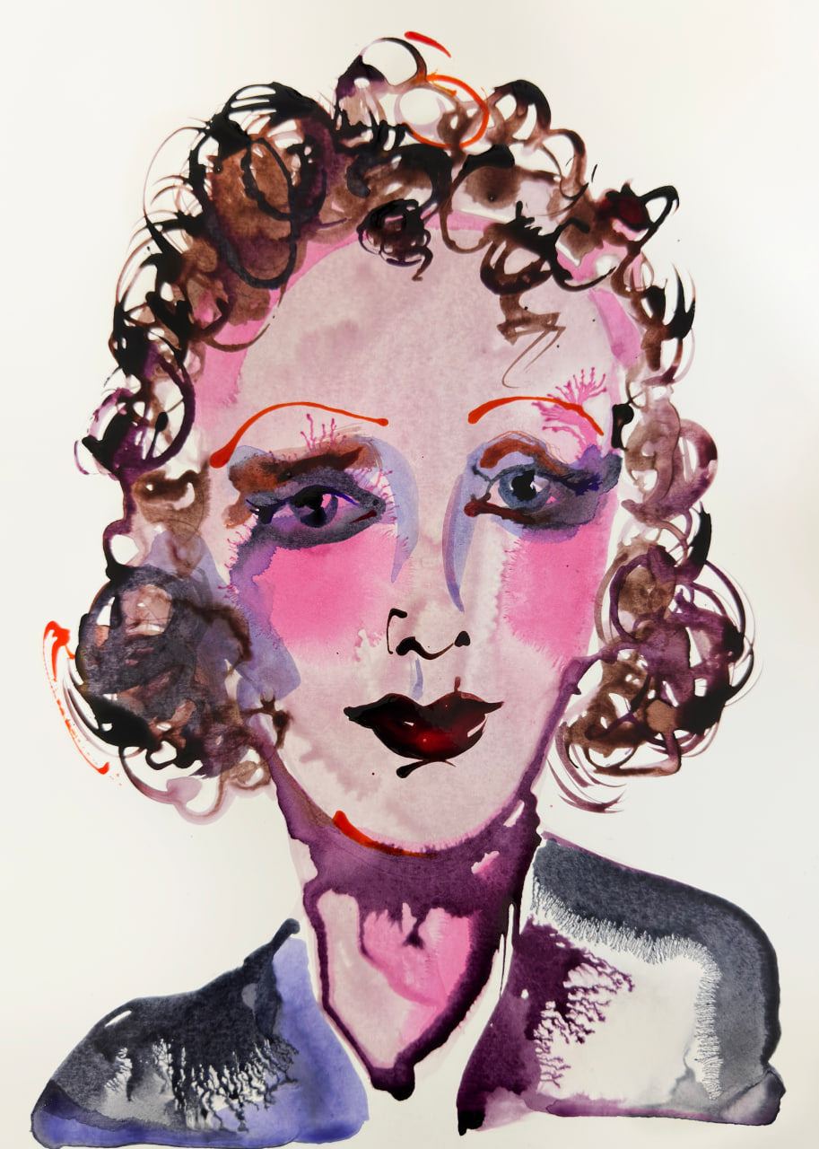 "Edith Piaf" original artwork