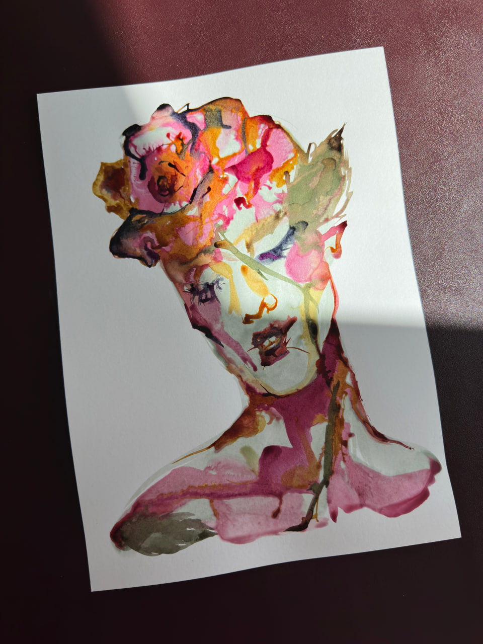 "Rose" original artwork